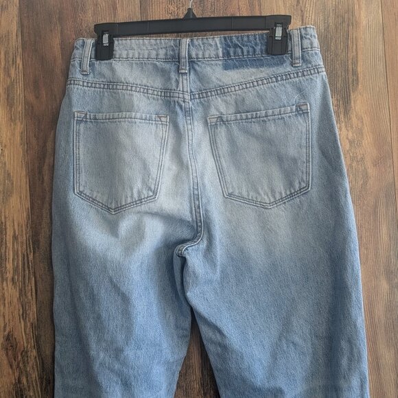 Flying Monkey Destroyed Light Wash Dad Jean 51689R Size 28 - Picture 4 of 7